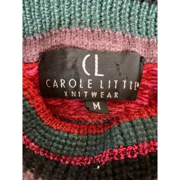 Carole Little Womens Pullover Sweater Multicolor SZ M Acrylic Blend - Picture 11 of 11